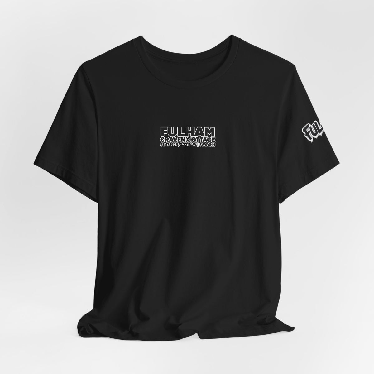 Fulham Craven Cottage Stadium T-Shirt — Fulham FC Soccer Tee with Stadium Illustration