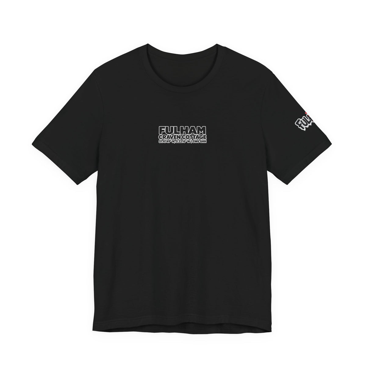 Fulham Craven Cottage Stadium T-Shirt — Fulham FC Soccer Tee with Stadium Illustration