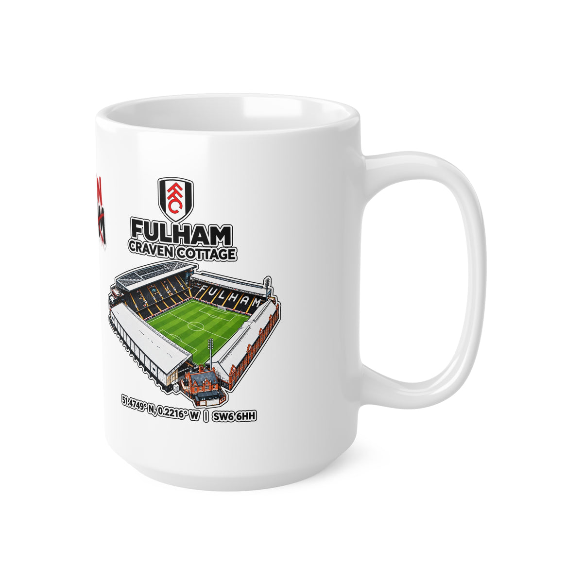 Fulham Craven Cottage Stadium Mug 26