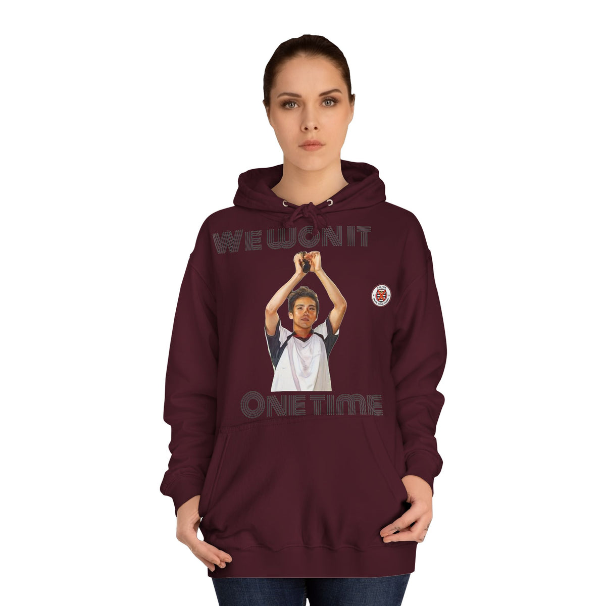 We won it Unisex College Hoodie