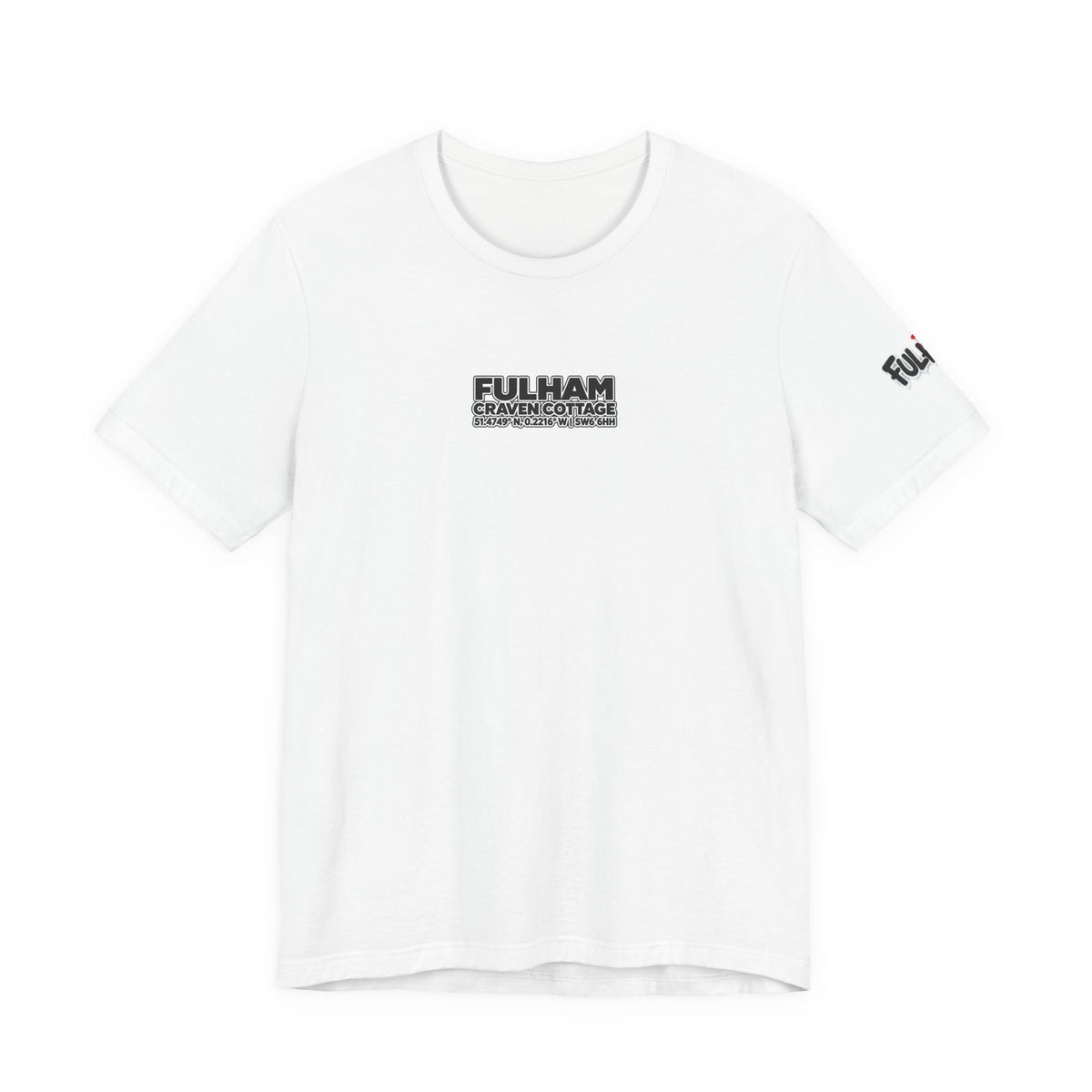 Fulham Craven Cottage Stadium T-Shirt — Fulham FC Soccer Tee with Stadium Illustration