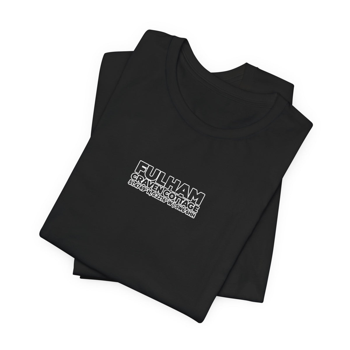 Fulham Craven Cottage Stadium T-Shirt — Fulham FC Soccer Tee with Stadium Illustration